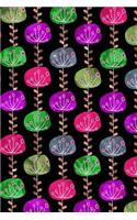 Journal Notebook Abstract Sketchy Trees Pattern 8