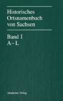 Historisches Ortsnamenbuch Von Sachsen