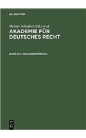 Volksgesetzbuch: TeilentwÃ¼rfe, Arbeitsberichte Und Sonstige Materialien