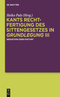 Kants Rechtfertigung des Sittengesetzes in Grundlegung III: Deduktion oder Faktum?(German)