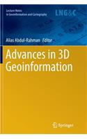 Advances in 3D Geoinformation