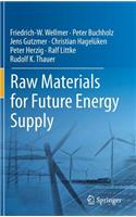 Raw Materials for Future Energy Supply