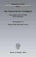 Das Naturrecht Der Geselligkeit
