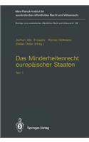 Das Minderheitenrecht Europaischer Staaten