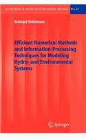 Efficient Numerical Methods and Information-Processing Techniques for Modeling Hydro- And Environmental Systems: (English)