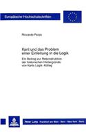 Kant und das Problem einer Einleitung in die Logik