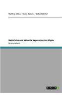 Natürliche und aktuelle Vegetation im Allgäu