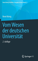 Vom Wesen Der Deutschen Universität