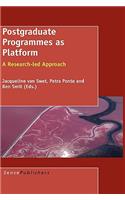 Postgraduate Programmes as Platform