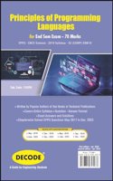 Principles of Programming Languages for SPPU 19 Course (SE - IV - Comp. - 210255) (Decode)