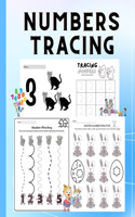Numbers 1 - 10 Tracing Workbook: Number Writing Practice, Number Matching, Math Activity Book, Workbook For Kids