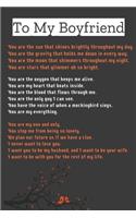 To My You are the sun that shines brightly throughout my day...