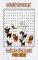 Dogs Lovers Word Search For Kids