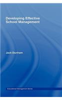 Developing Effective School Management