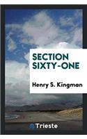 Section Sixty-One