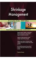 Shrinkage Management A Complete Guide - 2020 Edition