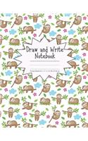 Draw and Write Notebook Primary Ruled 8.5" x 11" in / 21.59 x 27.94 cm