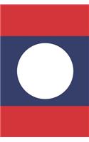 Laos Travel Journal - Laos Flag Notebook - Lao Flag Book