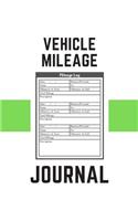 Vehicle Mileage Journal