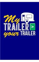 My Trailer > Your Trailer: Blank Lined Journal