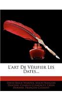 L'art De Vérifier Les Dates...
