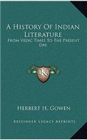 A History of Indian Literature