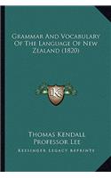 Grammar and Vocabulary of the Language of New Zealand (1820)