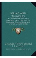 Seeing and Thinking