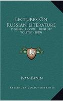 Lectures on Russian Literature