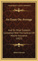 An Essay On Average