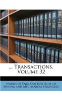 ... Transactions, Volume 32