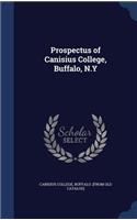 Prospectus of Canisius College, Buffalo, N.Y