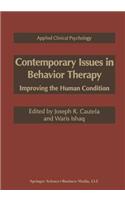 Contemporary Issues in Behavior Therapy