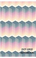 Dot Grid Notebook- Art Pattern Design: 120 Dot Grid Pages, 5.5 X 8.5 Inches