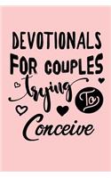 Devotionals For Couples Trying To Conceive: Blank Prayer Journal