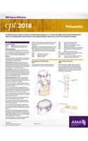 CPT® 2018 Express Reference Coding Cards: Orthopaedics
