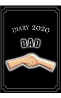Diary 2020 Dad: Celebrate your favourite Dad with this Weekly Diary/Planner - 7" x 10" - Black Cover