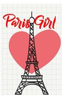 Paris Girl Travel Notebook Journal