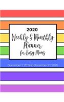 2020 Weekly & Monthly Planner for Busy Moms