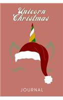 Unicorn Christmas Journal