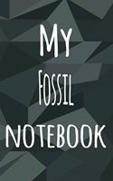My Fossil Notebook: The perfect way to record your hobby - 6x9 119 page lined journal!