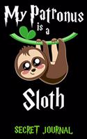 My Patronus Is A Sloth: 120 Page Blank Line Journal, Notebook