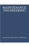 Maintenance Engineering
