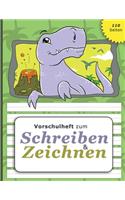 Vorschulheft zum Schreiben und Zeichnen: Kritzel und Schreibmalbuch für Kinder ab 2