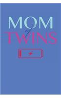 Mom Of Twins: Blue Mother Gift Journal (6" x 9", 120 pages)