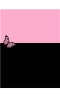 Pink and Black Composition Notebook