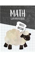 Math Graph Paper Notebook