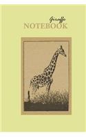 Giraffe Notebook: Journal of Memories (6 X 9) Lined and Dated Notebooks Professional Design