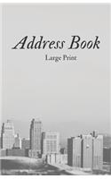 Address Book Large Print