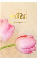 Notes: Water Color Cover Design Composition Notebook College Ruled 6x9 for School. Journal, Diary, Planner